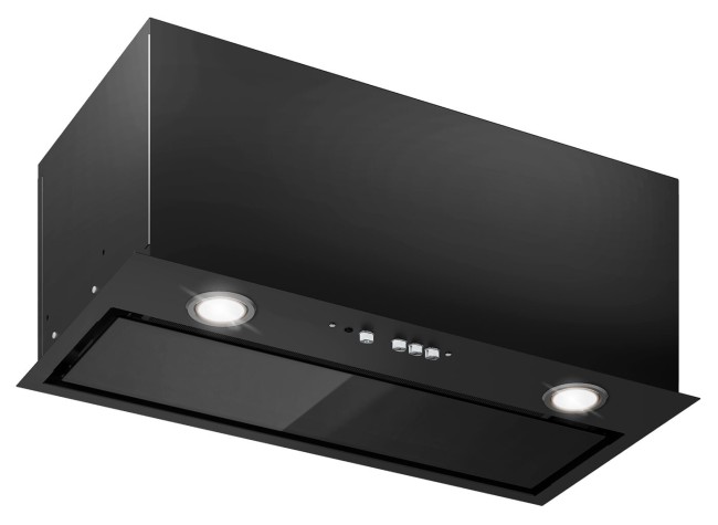 Встраиваемая вытяжка Elikor Cube 60П-1000 черный/черный