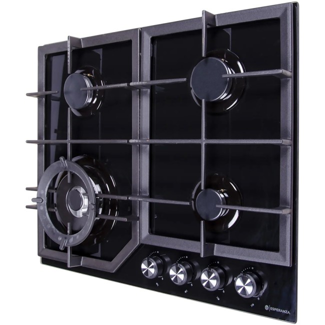 Встраиваемая газовая варочная панель Esperanza HG4G2W B Встраиваемая газовая варочная панель Esperanza HG4G2W B