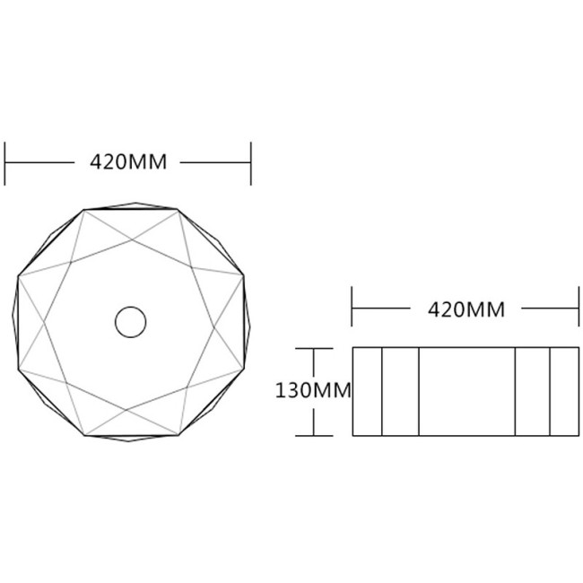 Раковина накладная Cerutti SPA CR0057 Раковина накладная Cerutti SPA CR0057