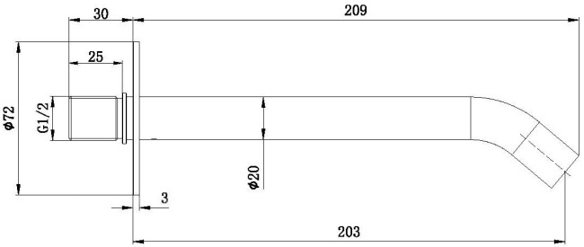 Излив Allen Brau 5.31B18-31