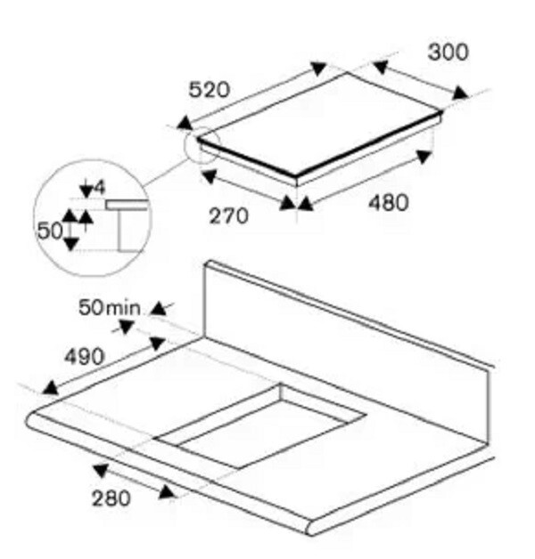 Встраиваемая индукционная варочная панель Bertazzoni P302IB2NE Встраиваемая индукционная варочная панель Bertazzoni P302IB2NE