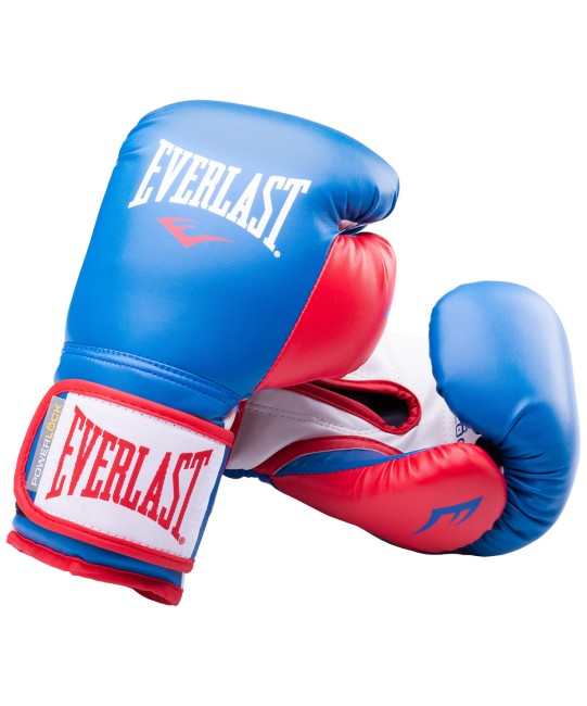 Перчатки боксерские Everlast Powerlock P00000727-12 12oz синий/красный
