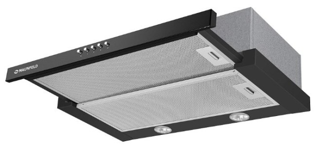 Встраиваемая вытяжка Maunfeld VSH 60 black