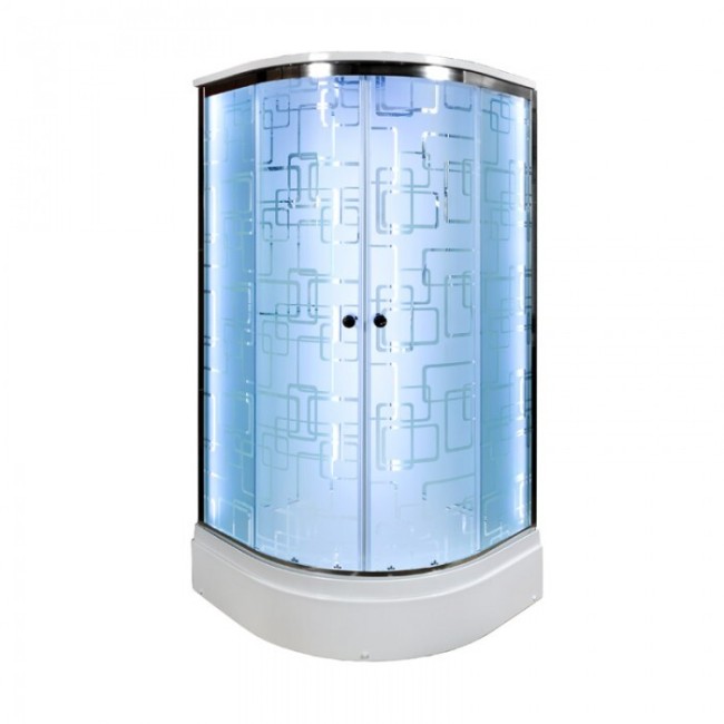 Душевая кабина Deto EM2780LED+GM Душевая кабина Deto EM2780LED+GM