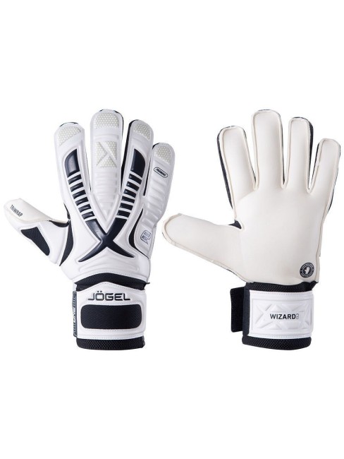 Перчатки вратарские Jögel ONE Wizard CL3 Flat, белый (4680459110954)