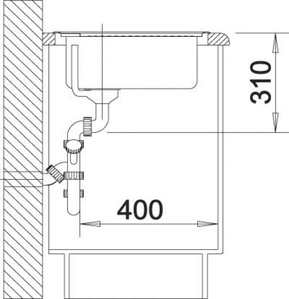 Комплект Blanco Classic 45 S шампань + Mida шампань Комплект Blanco Classic 45 S шампань + Mida шампань