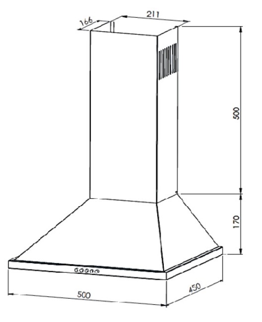 Каминная вытяжка Zigmund & Shtain K 127.51 S Каминная вытяжка Zigmund & Shtain K 127.51 S