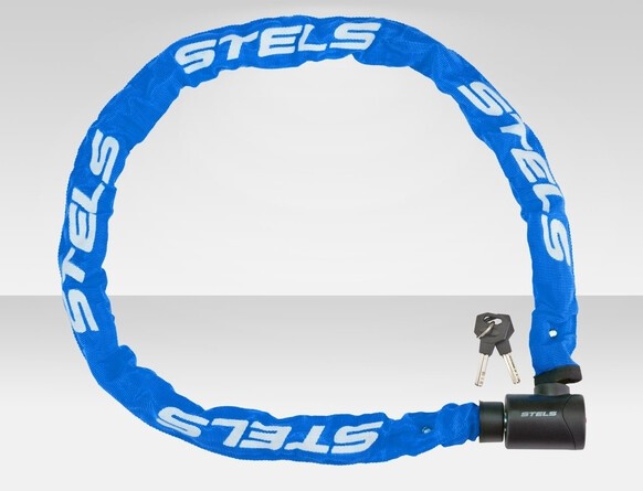Цепь-замок Stels 85803 (1200мм) D6мм синий