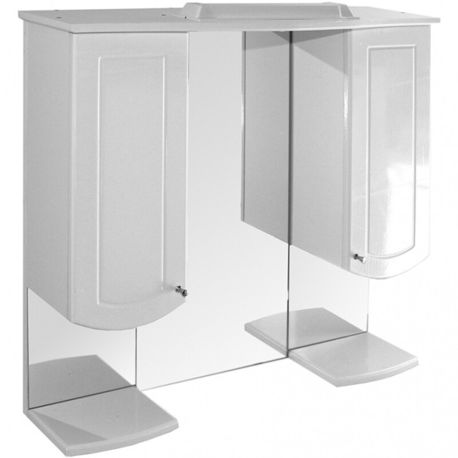 Зеркало-шкаф Mixline Нептун-75 (529468)