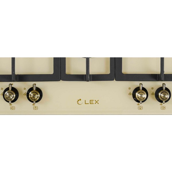 Встраиваемая газовая варочная панель Lex GVG 643C IV