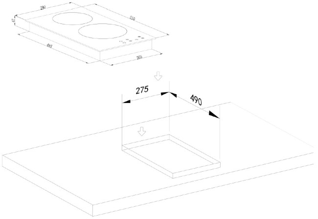 Встраиваемая электрическая варочная панель Weissgauff HV 312 BA
