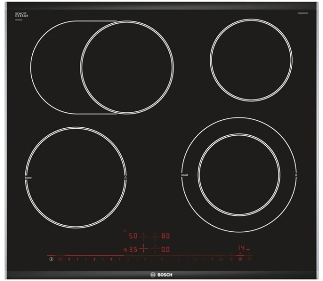 Встраиваемая электрическая варочная панель Bosch PKN675DP1D Встраиваемая электрическая варочная панель Bosch PKN675DP1D