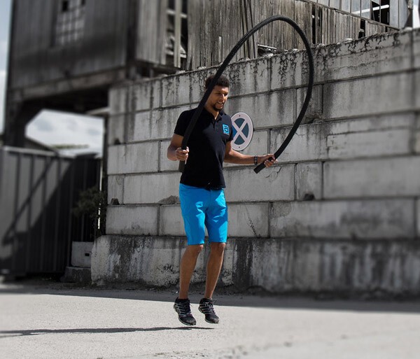 Скакалка-канат Aerobis Blackthorn Battle Jump Rope 30 черный