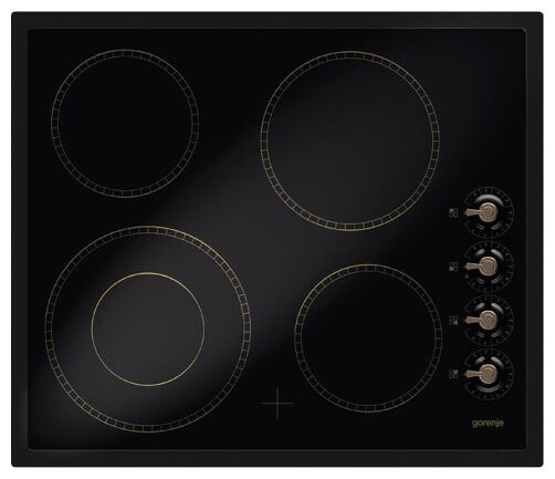 Встраиваемая электрическая варочная панель Gorenje ECK 63 CLB