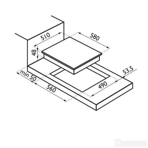 Встраиваемая электрическая варочная панель Ardesia PM 58 LR Встраиваемая электрическая варочная панель Ardesia PM 58 LR