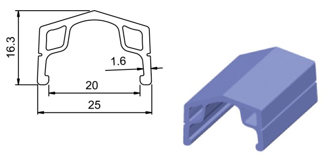 Обод 20 Stels XD-154-A CNC 36Н черный (330116)