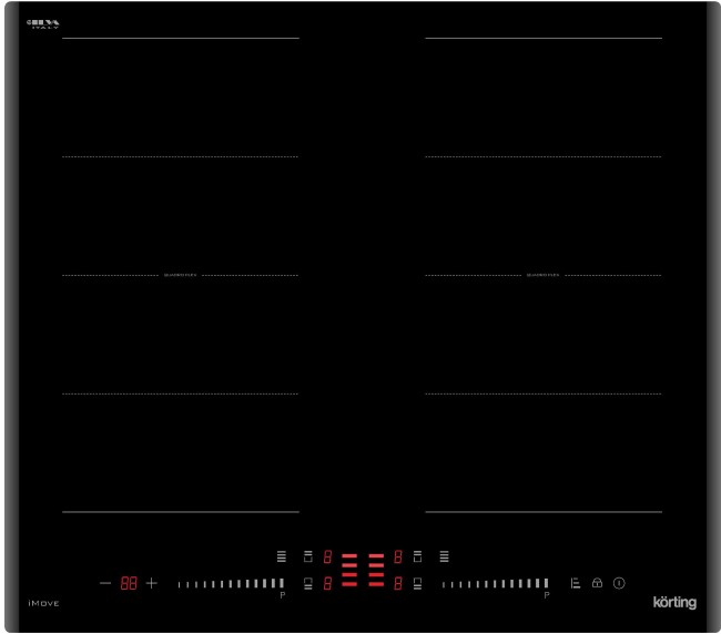Встраиваемая индукционная варочная панель Korting HIB 68900 B iMove