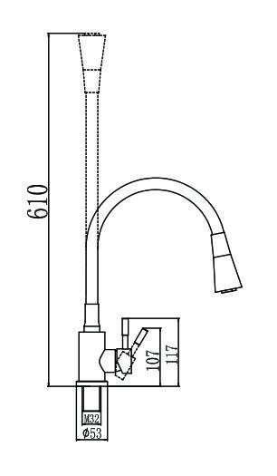 Смеситель для кухни Savol S-3002AM01 Смеситель для кухни Savol S-3002AM01