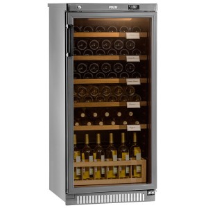 Винный шкаф Pozis ШВ-52 серебристый