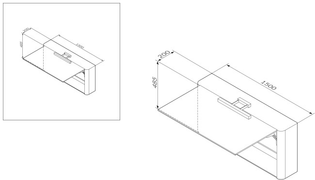 Зеркальный шкаф AM.PM Awe M15MCX1151WF белый