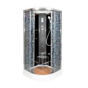 Душевая кабина Deto BM1590GM+ELBLACK