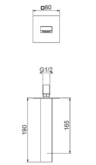 Излив для ванны Webert Pegaso AC0327015 Излив для ванны Webert Pegaso AC0327015