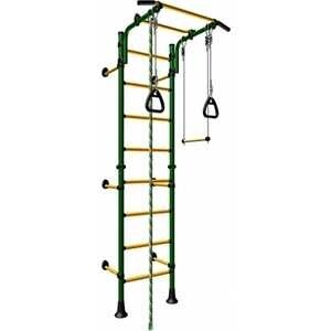 Шведская стенка Romana Карусель Комета Next-1 ДСКМ-2С-8.06.Г1.490.01-24 зеленый/желтый