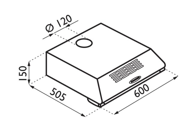 Вытяжка Ardesia Wind 60 X