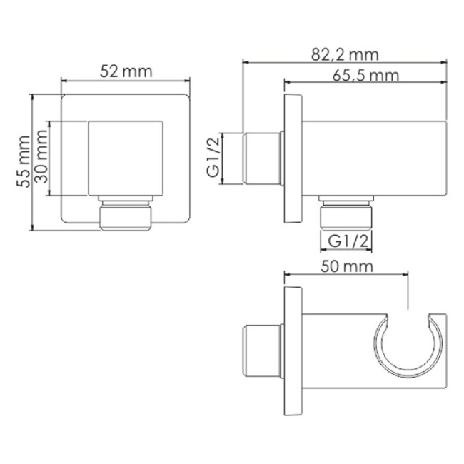 Подключение шланга WasserKraft A 125