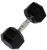 Гантель Perform Better Rubber Encased Hex Dumbbells 30 черный (4137-30\BK-30-00)