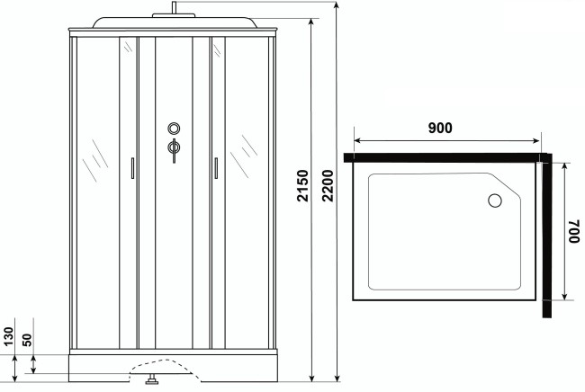 Душевая кабина Niagara NG-43975-14Q