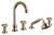 Смеситель на борт ванны Cezares (OLIMP-BVD-02-Sw) бронза Смеситель на борт ванны Cezares (OLIMP-BVD-02-Sw) бронза