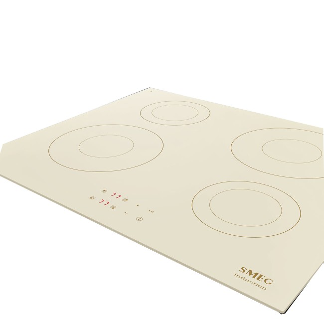 Встраиваемая индукционная варочная панель Smeg SI2641DP кремовый Встраиваемая индукционная варочная панель Smeg SI2641DP кремовый