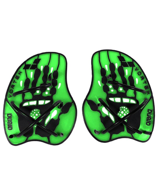 Лопатки Arena Vortex evolution hand paddle Acid lime/Black (95232 65 M)