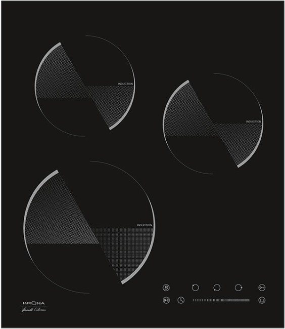 Встраиваемая индукционная варочная панель Krona Ombra 45 BL Встраиваемая индукционная варочная панель Krona Ombra 45 BL