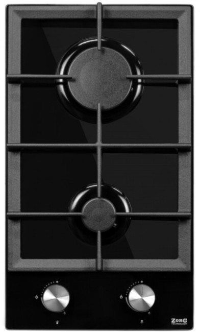 Встраиваемая газовая варочная панель ZorG BL DOMINO black
