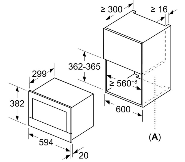 Встраиваемая микроволновая печь Bosch BFL834GC1 Встраиваемая микроволновая печь Bosch BFL834GC1