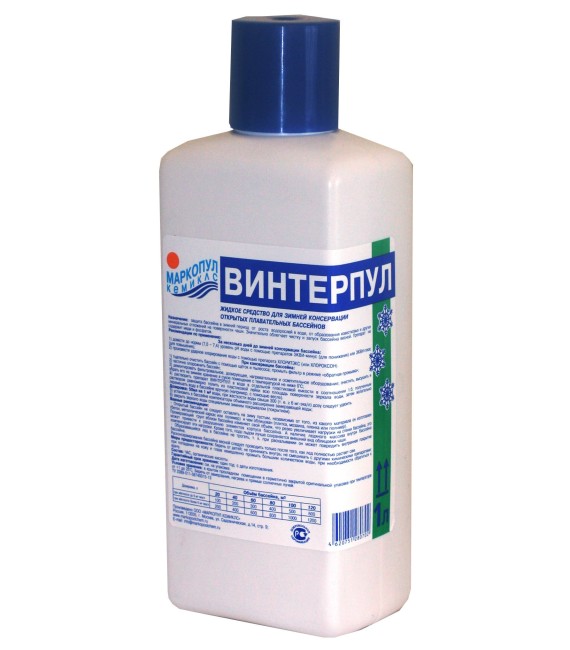 ВИНТЕРПУЛ жидкость для зимней консервации бассейна Маркопул Кэмиклс М12 (бутылка 1л) ВИНТЕРПУЛ жидкость для зимней консервации бассейна Маркопул Кэмиклс М12 (бутылка 1л)