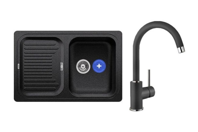 Комплект Blanco Classic 45 S антрацит + Mida антрацит