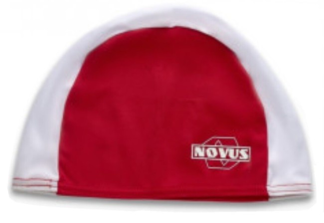 Шапочка для плавания Novus NPC-41 красный/белый