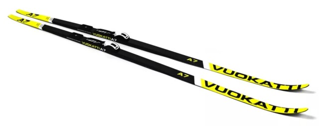 Лыжный комплект Vuokatti NNN 205 Step-in (Step) Black/Yellow Лыжный комплект Vuokatti NNN 205 Step-in (Step) Black/Yellow