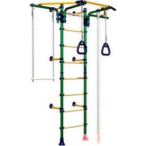 Шведская стенка Romana Карусель Комета Next-2 красный/желтый