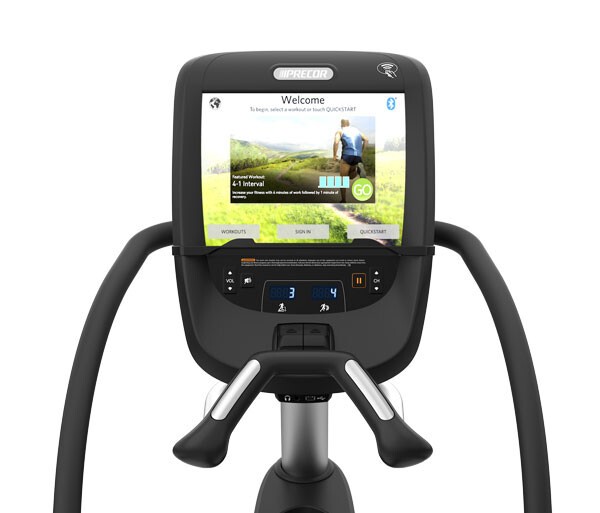 Эллиптический тренажер Precor EFX 883 V2 глянцевый серебряный металлик Эллиптический тренажер Precor EFX 883 V2 глянцевый серебряный металлик