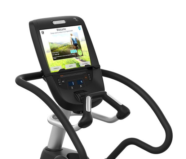 Эллиптический тренажер Precor EFX 883 V2 глянцевый серебряный металлик Эллиптический тренажер Precor EFX 883 V2 глянцевый серебряный металлик