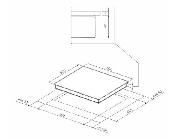 Встраиваемая электрическая варочная панель Graude EK 60.2 E Встраиваемая электрическая варочная панель Graude EK 60.2 E
