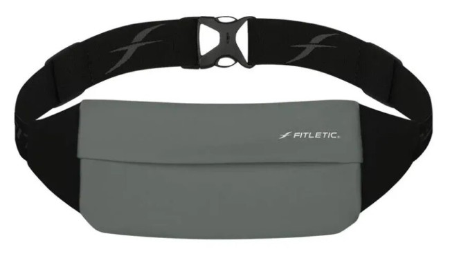 Беговая сумка на пояс Fitletic Zipless серый Беговая сумка на пояс Fitletic Zipless серый