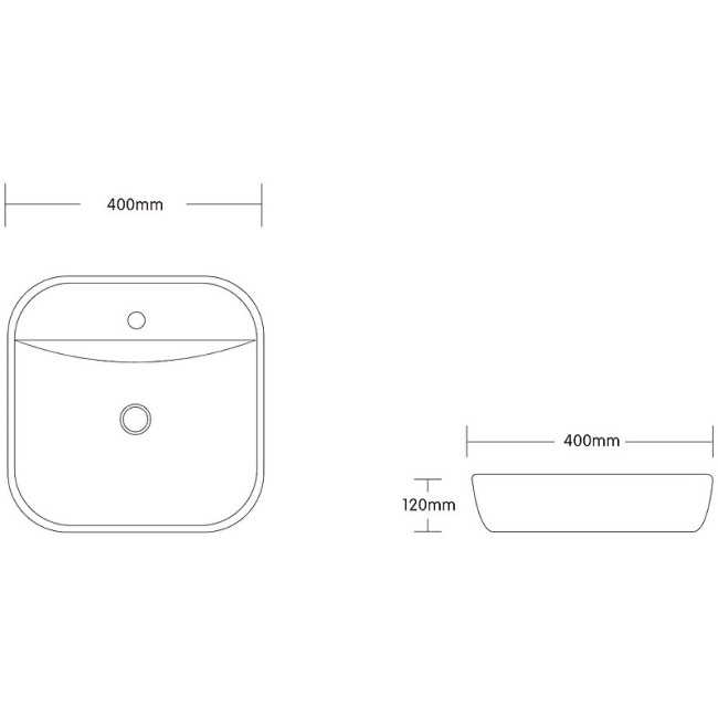 Раковина накладная Cerutti SPA CR0075