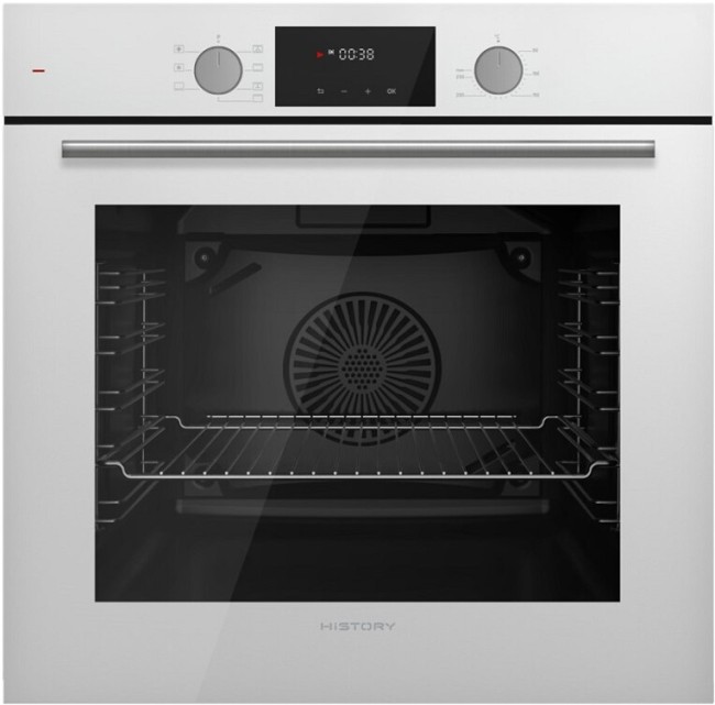Встраиваемый электрический духовой шкаф History OE728L.FWH Встраиваемый электрический духовой шкаф History OE728L.FWH