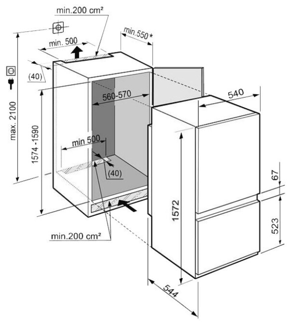 Встраиваемый холодильник Liebherr ICUS 2924
