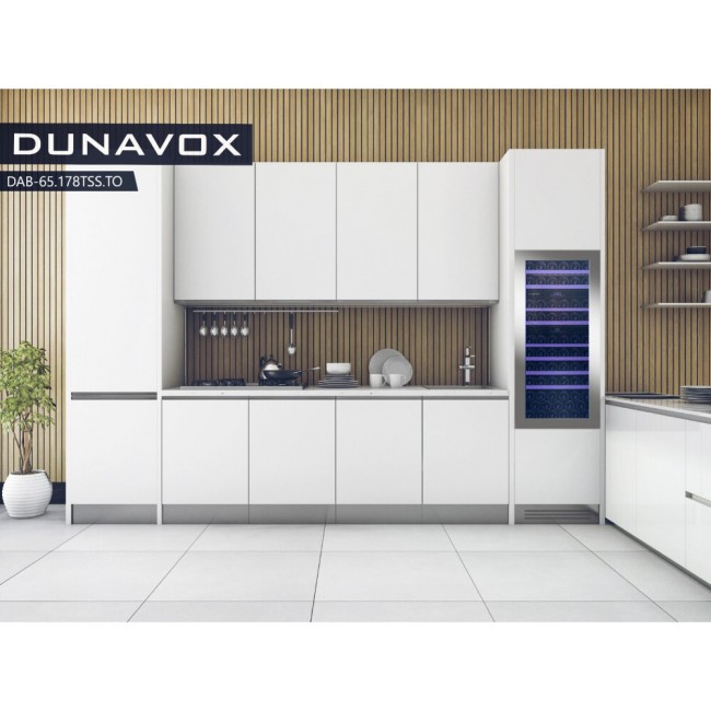 Встраиваемый винный шкаф Dunavox DAB-65.178TSS.TO